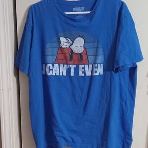 Peanuts Blue Short Sleeve Tee